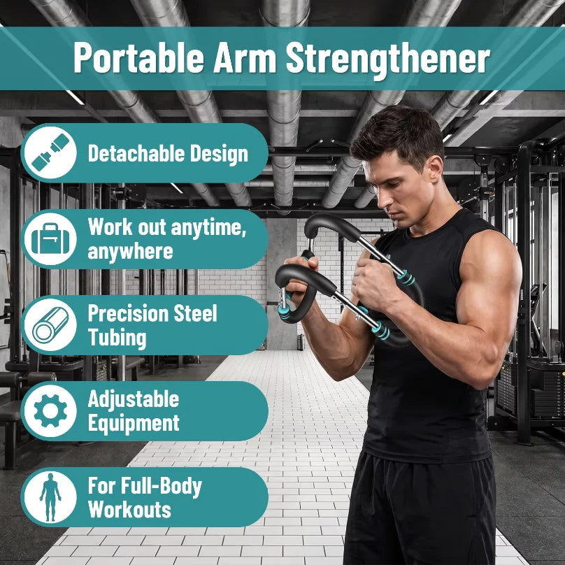 Twister Arm Trainer, Adjustable Chest Workout Equipment, Arm Trainer for Men, Arm Exercise Equipment, Chest Trainer for Men
